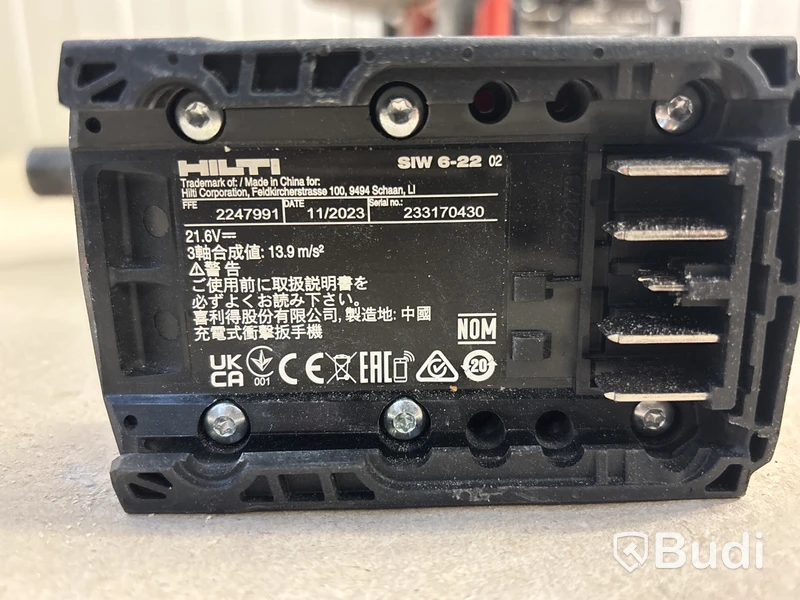 5 st batterimaskiner Hilti
