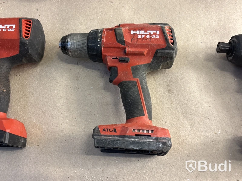 5 st batterimaskiner Hilti