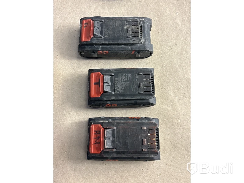 5 st batterimaskiner Hilti