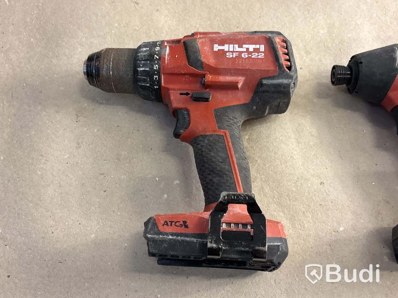 5 st batterimaskiner Hilti
