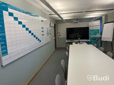 Konferensrum 12 platser med projektor och bildskärm