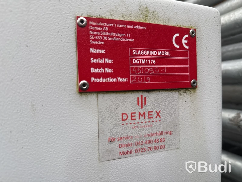 Mobil slaggrind Demex -2019