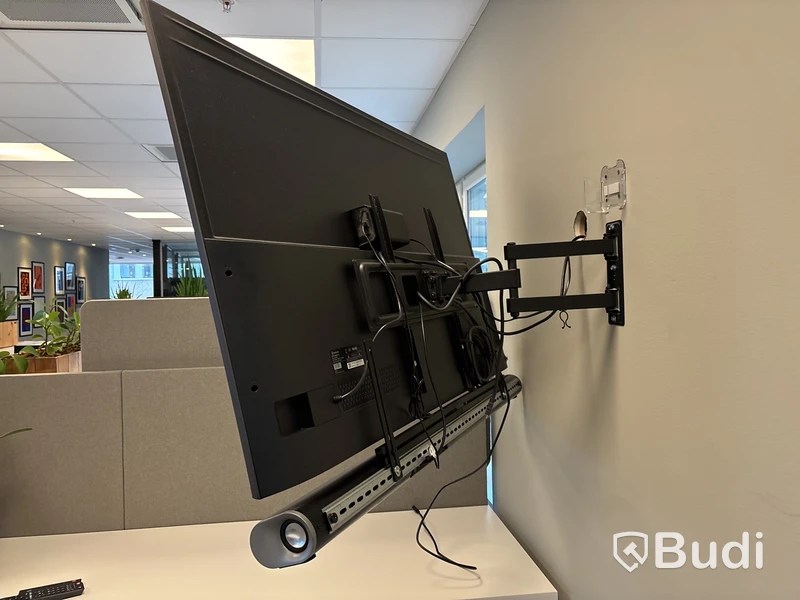 Bildskärm 55 tum med soundbar & bas