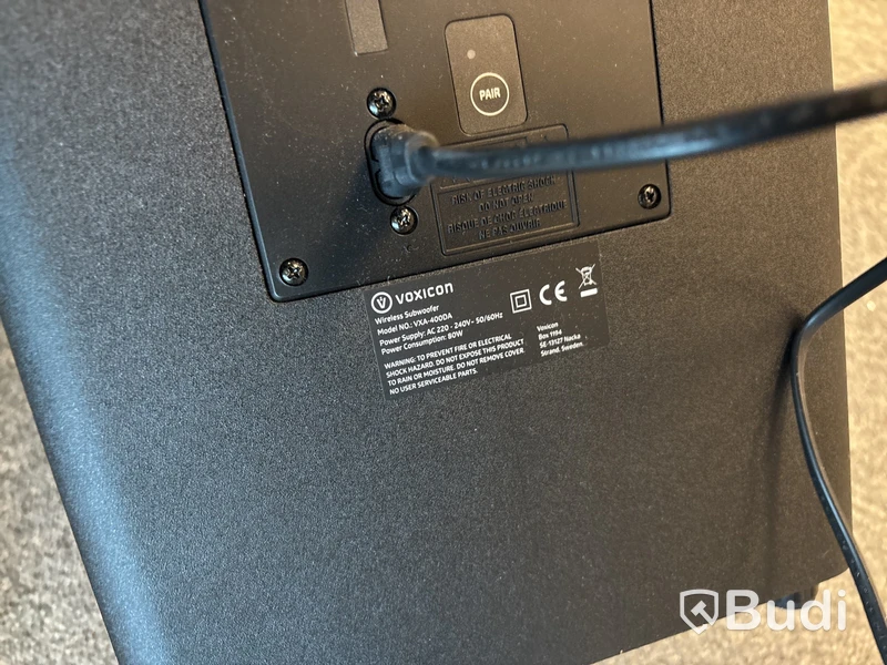 Bildskärm 55 tum med soundbar & bas