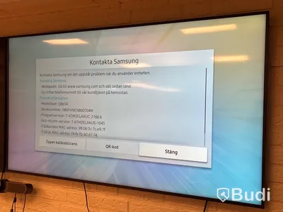 2 st 65” TV & konferenskamera Logitech Meetup
