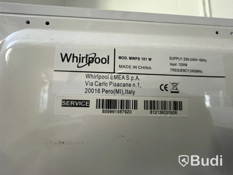 Microvågsugna 4st Wirlpool (oanvända)