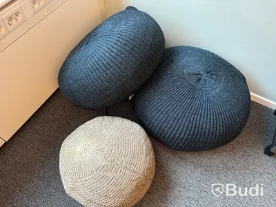 3 st. Golvpuffar Ikea