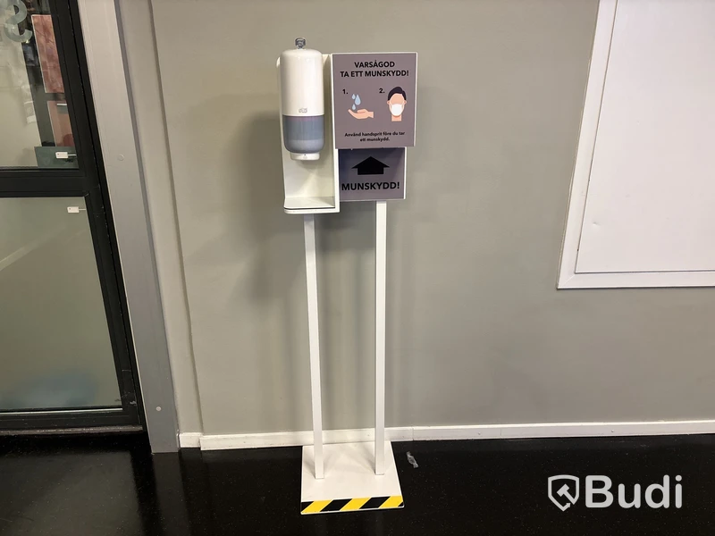 Hygienstation för munskydd och handsprit