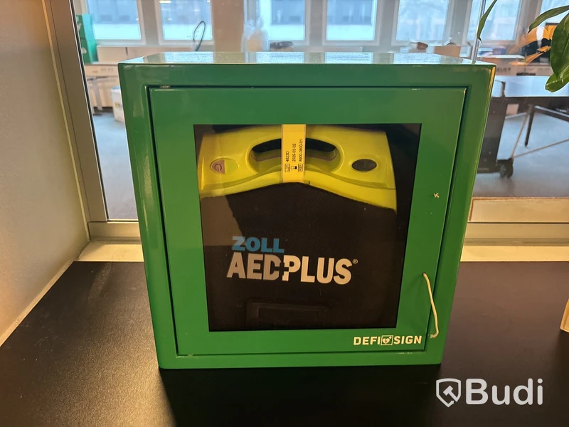 Hjärtstartare Zoll AEDPlus, inkl. väggskåp