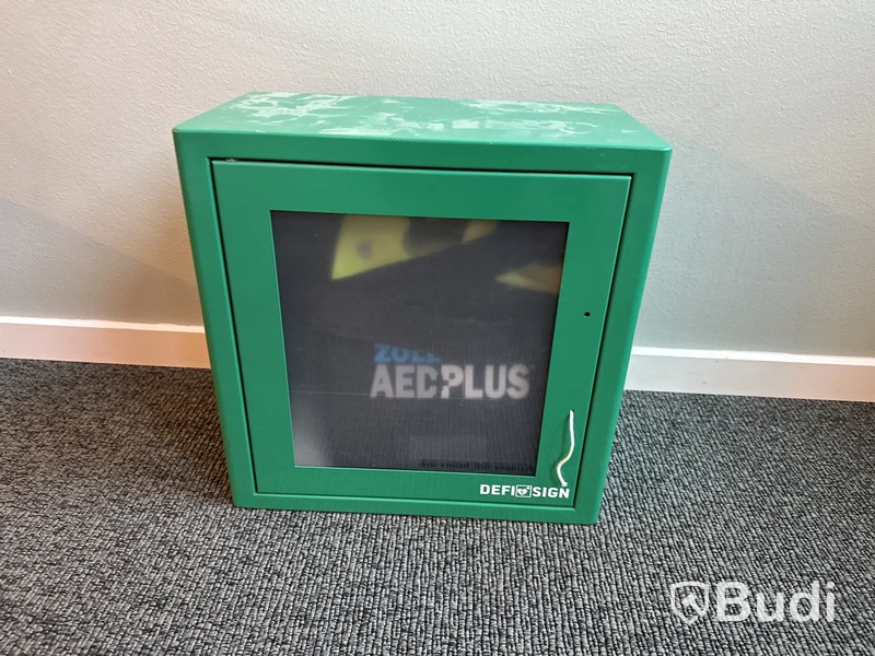 Hjärtstartare Zoll AEDPlus, inkl. väggskåp
