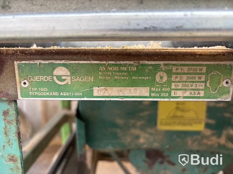 Sågcontainer 20 fot med Gjerdesåg 1803