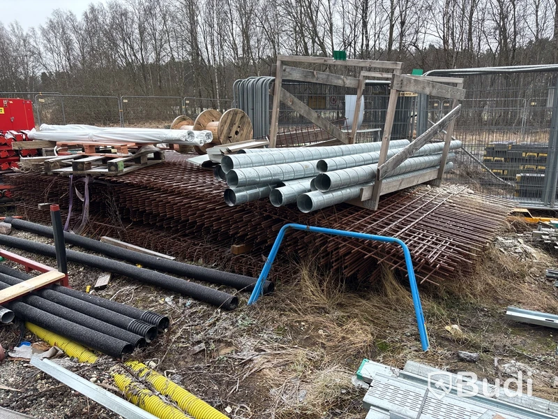 Parti armeringsmattor & armeringsjärn