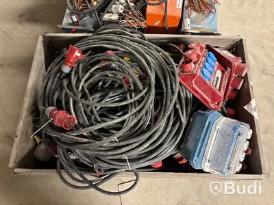 Byggcentraler, elkablage 400V, belysning & värmefläktar - 3 pall