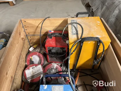 Byggcentraler, elkablage 400V, belysning & värmefläktar - 3 pall