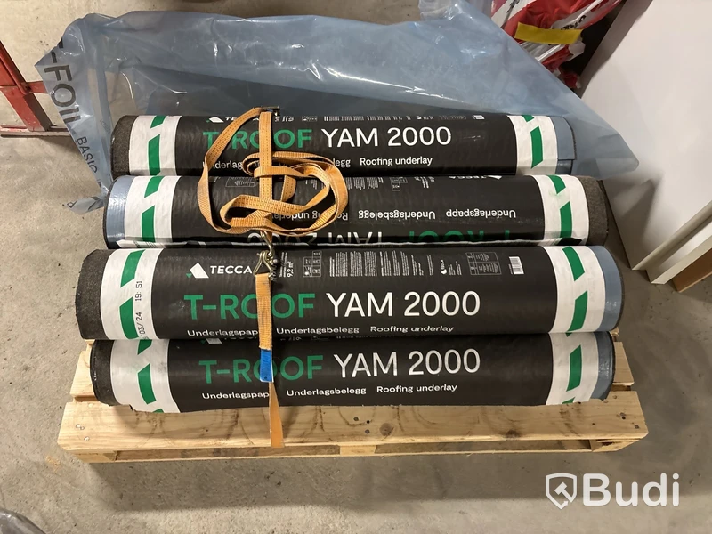 6 st rullar underlagspapp T-Roof Yam 2000
