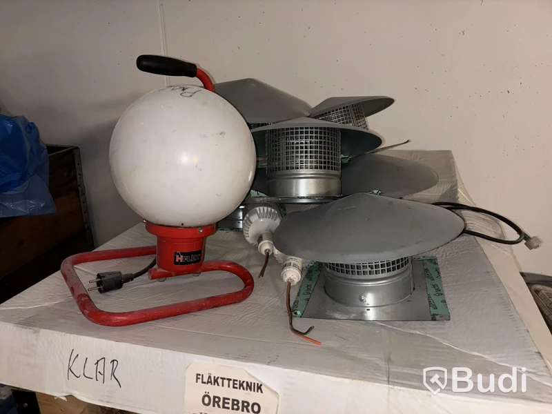 5 st pall med belysning & tillbehör