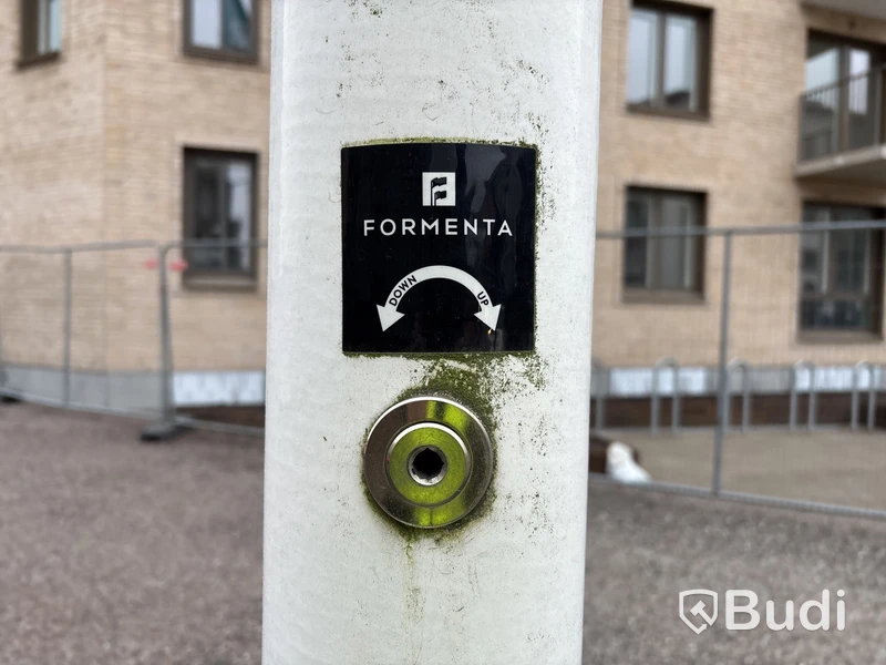 6 st Flaggstänger med fundament - 10 m