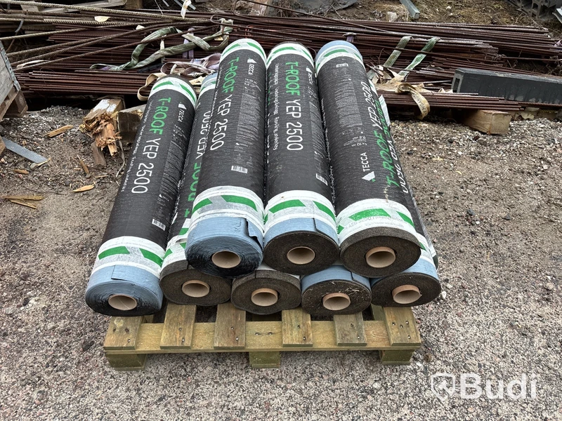 8 st rullar Underlagspapp T-Roof Yem 2500