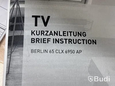 65” TV Grundig CLX 6950 AP med konferenstelefon  Logitech