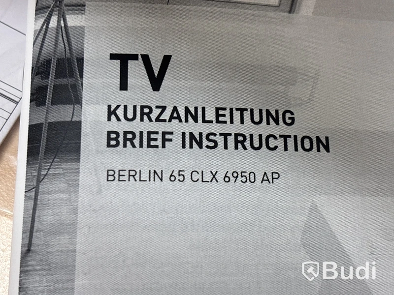 65” TV Grundig CLX 6950 AP med konferenstelefon  Logitech