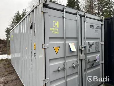 Container, 20 fot inklusive innehåll