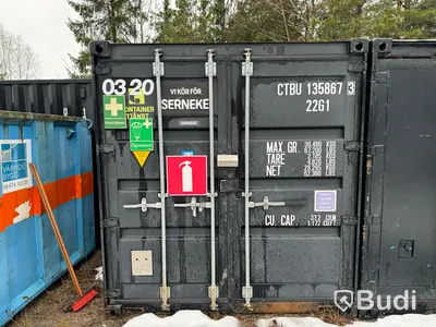 Container, 20 fot inklusive innehåll