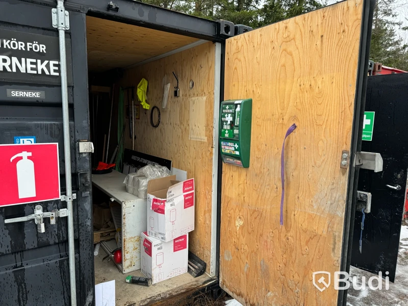 Container, 20 fot inklusive innehåll