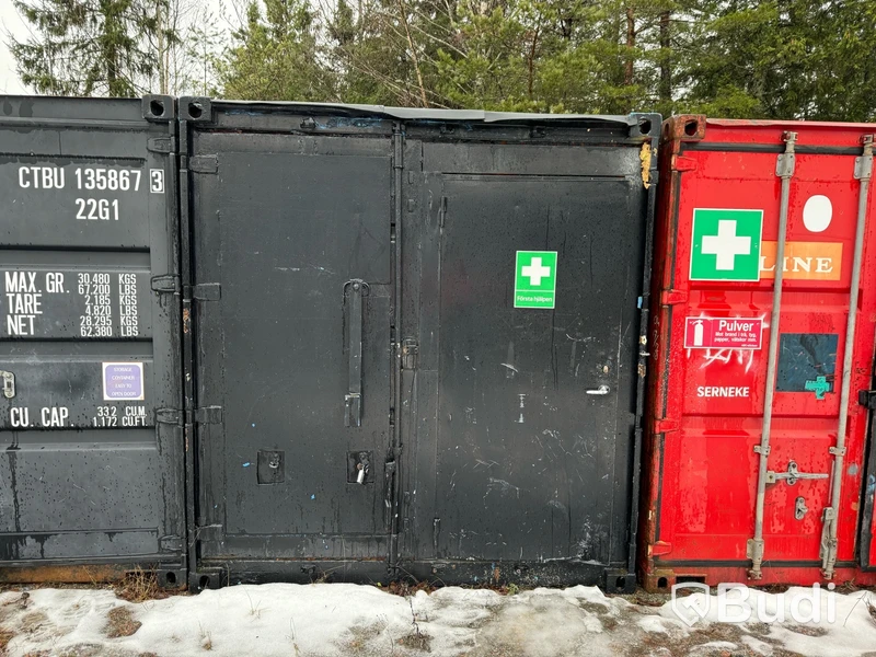 Container, 20 fot inklusive innehåll