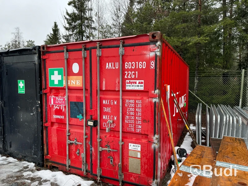 Container 20 fot inklusive innehåll