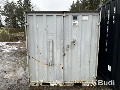 Redskapscontainer inklusive innehåll