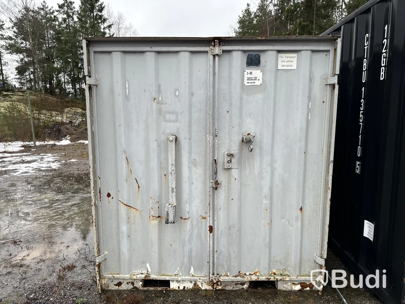 Redskapscontainer inklusive innehåll