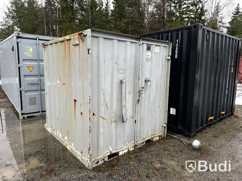 Redskapscontainer inklusive innehåll