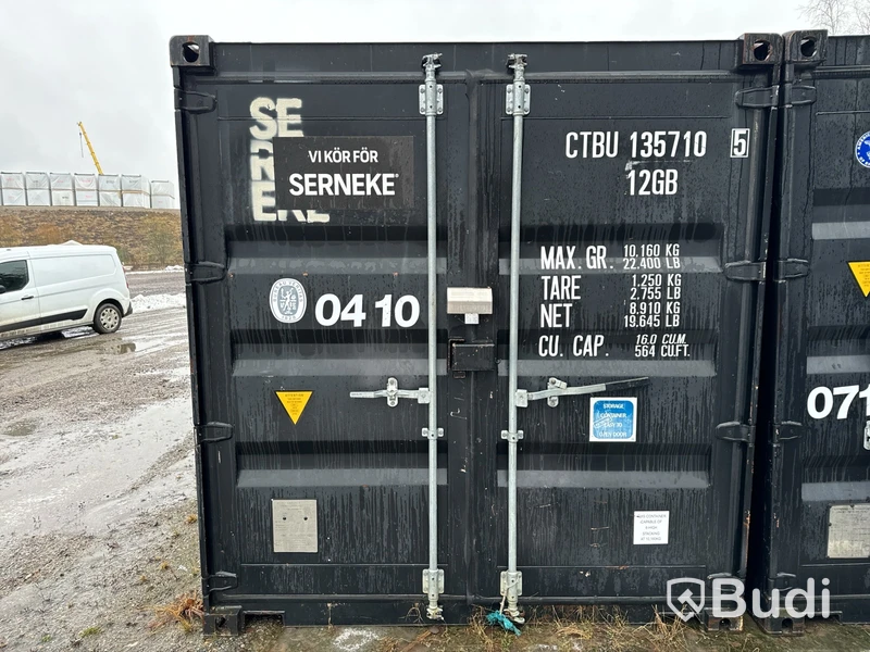 Container, 10 fot inklusive innehåll