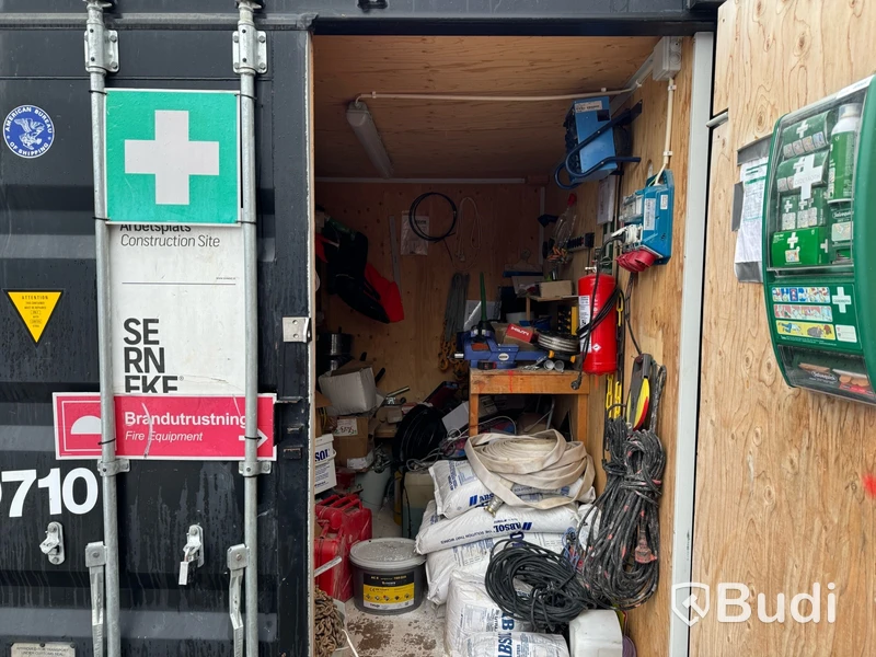 Container, 10 fot inklusive innehåll