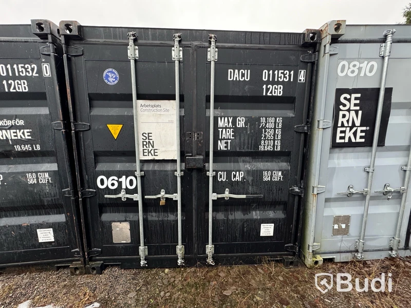 Container, 10 fot inklusive innehåll