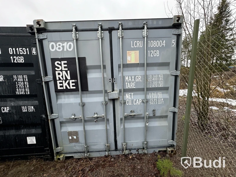 Container, 10 fot inklusive innehåll