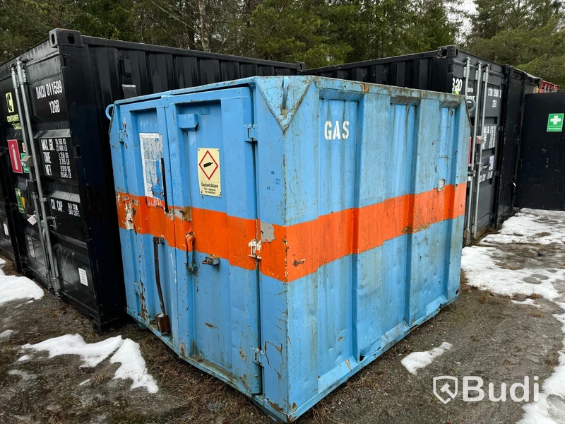 Redskapscontainer inklusive innehåll
