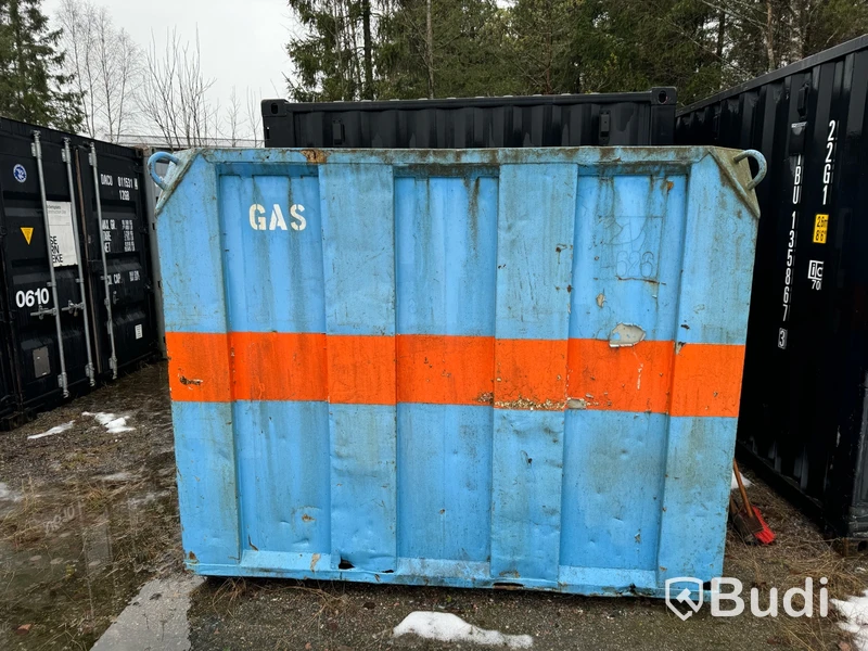 Redskapscontainer inklusive innehåll