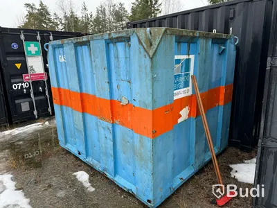 Redskapscontainer inklusive innehåll