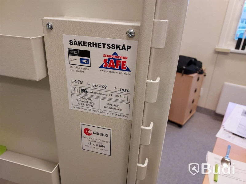 Värdeskåp med kodlås från 2020