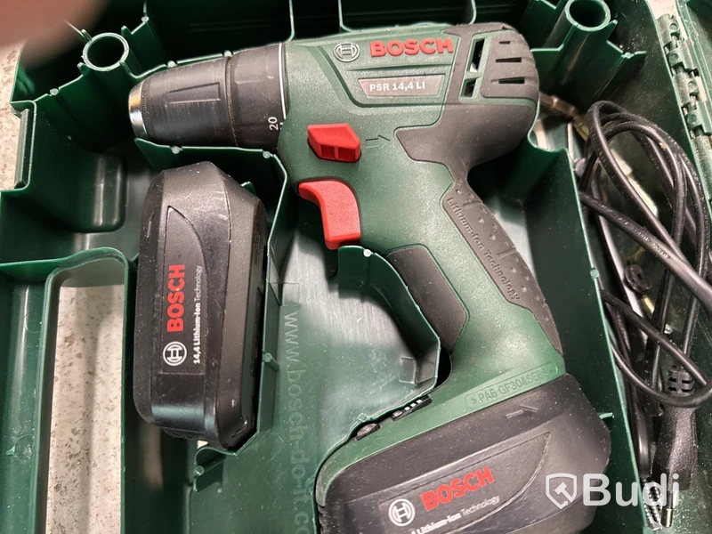 Bosch PSR 14,4 LI Slagskruvdragare med batterier och laddare