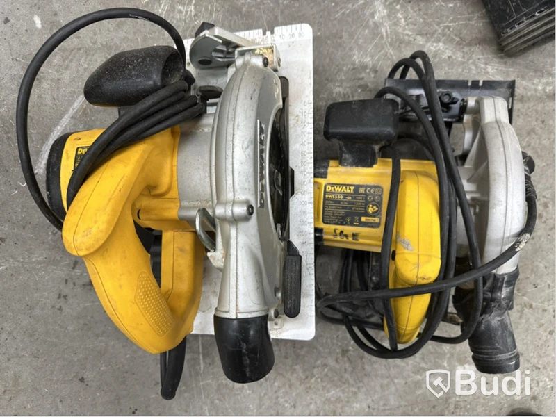 Cirkelsågar Dewalt DWE550 & D23550, 165 mm