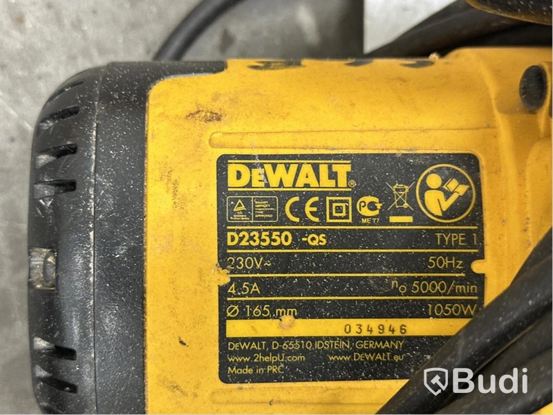 Cirkelsågar Dewalt DWE550 & D23550, 165 mm