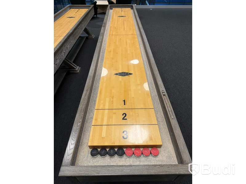 Brunswick Shuffleboard i trä med tillbehör