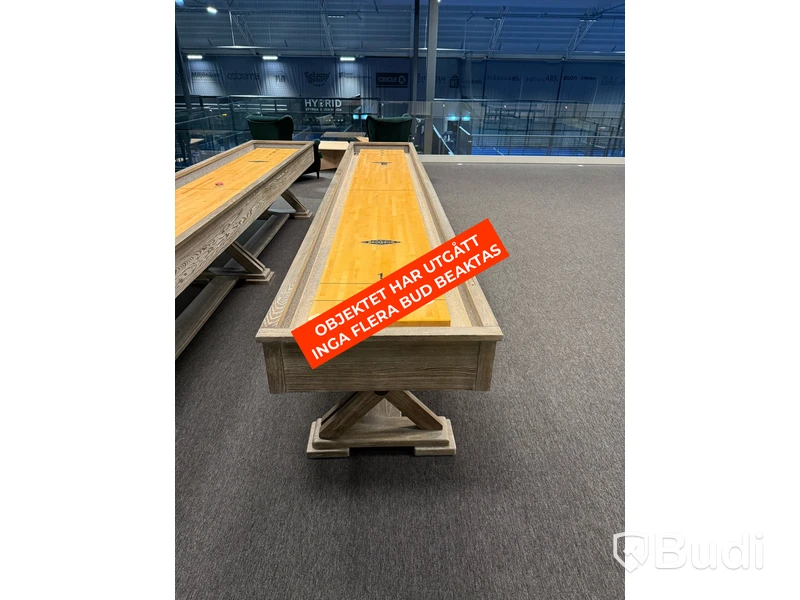 Brunswick Shuffleboard i trä med tillbehör