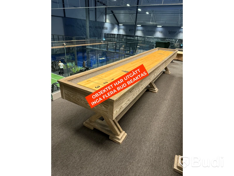 Brunswick Shuffleboard i trä med tillbehör