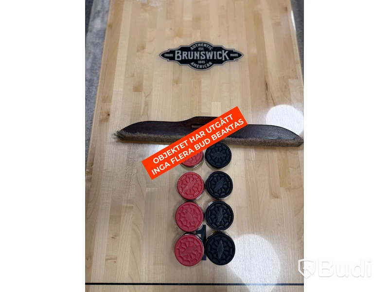 Brunswick Shuffleboard i trä med tillbehör