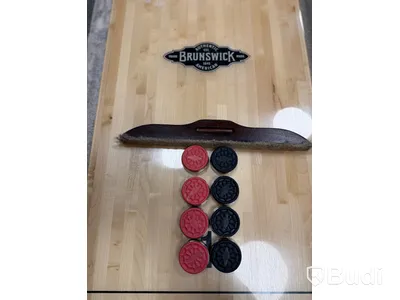 Brunswick Shuffleboard i trä med tillbehör