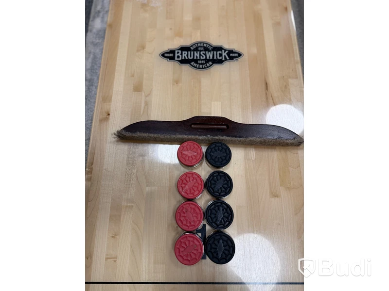 Brunswick Shuffleboard i trä med tillbehör