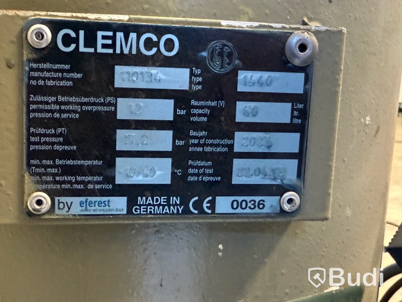 Blästerklocka Clemco 1440 med fjärrstyrning, -2023